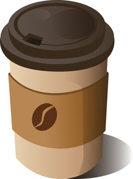Isometric Illustration Coffee Equipment and Brewing Elements
