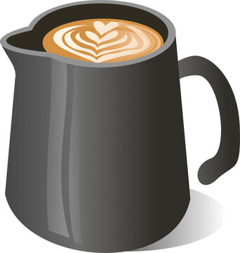 Isometric Illustration Coffee Equipment and Brewing Elements