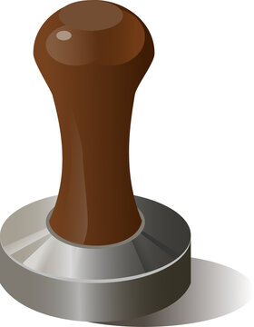 Isometric Illustration Coffee Equipment and Brewing Elements