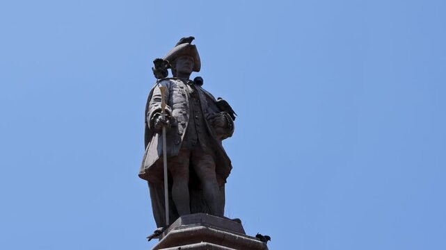 Bronze Statue Marquis Juan Antonio De Urrutia Y Arana Plaza Independencia