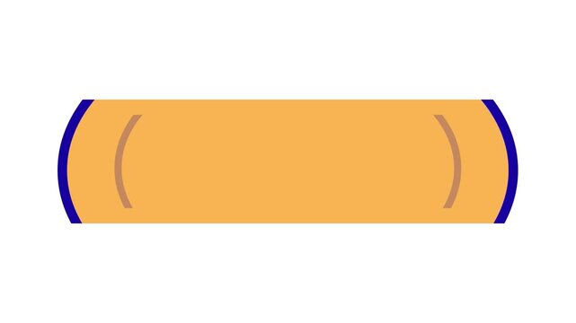 CTA button animation video on a white background
