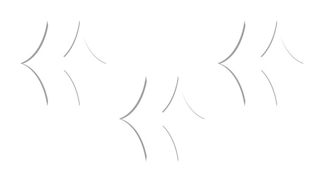 Double diamond abstract shape animation video on a white background