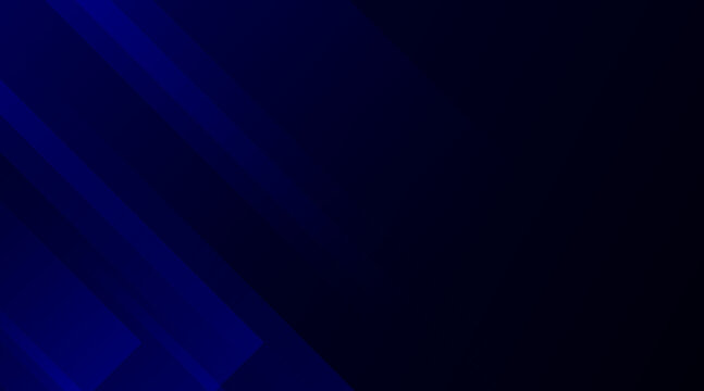 Dark blue abstract background with diagonal lines and subtle shadows for digital presentation design