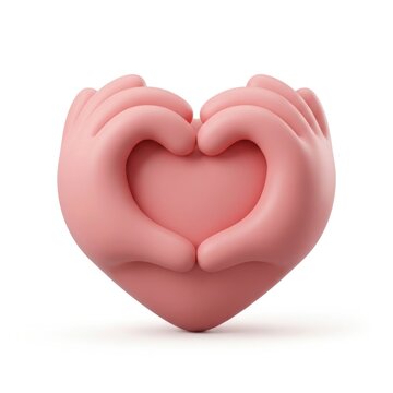 Hands forming heart