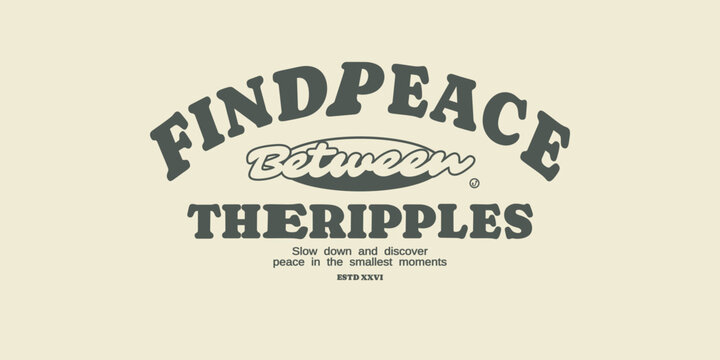 Retro vintage typography streetwear design. Angler typography slogan for print, jersey, tee, hat, t-shirt, sweatshirt, hoodie, wall art for clothing brand design - Vector