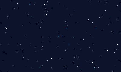 Fototapeta premium Deep night sky with countless bright stars during clear weather