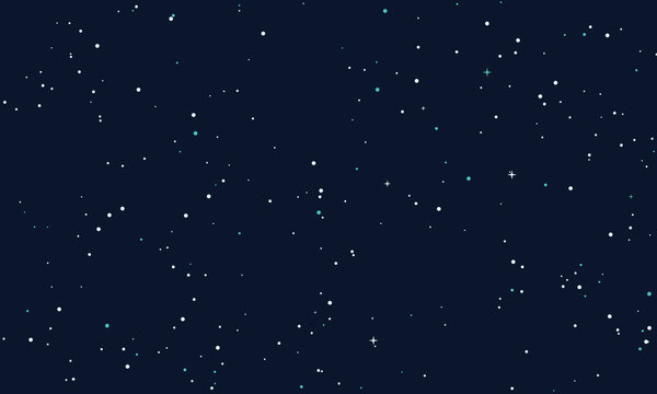 Distant stars scattered across a deep navy night sky with subtle light effects for celestial backgrounds