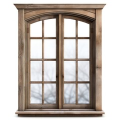 Fototapeta premium Window wood architecture building door.