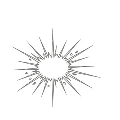 Fototapeta premium Explosion burst graphic element