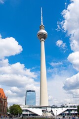 Berlin TV Tower (Fernsehturm) rising above the city rooftops © Pavel Jiranek