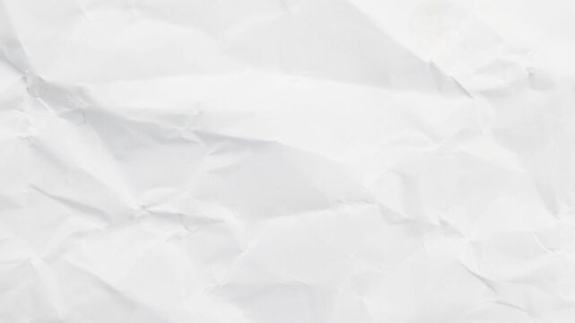 white paper texture background, crinkled white Paper texture stop motion, crumpled paper background, crinkled white Paper texture stop motion, Crumpled white paper sheet seamless texture, 