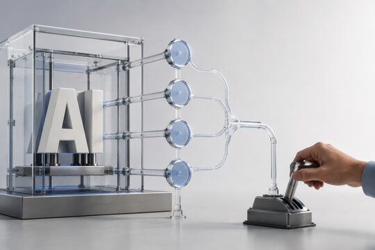 Human Control Lever Connected to Transparent AI Governance Framework