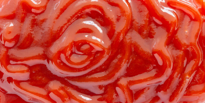 red tomato sauce ketchup texture background