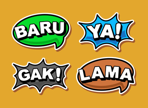 Collection of Speech Bubbles and Comic Elements