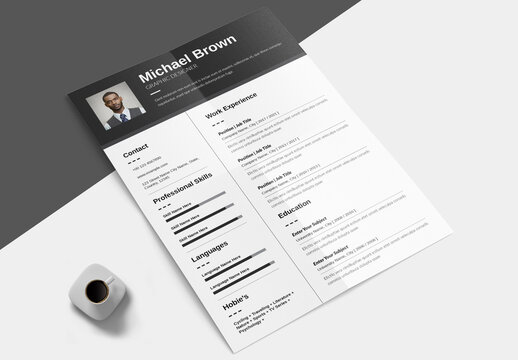 Minimalist Resume Layout