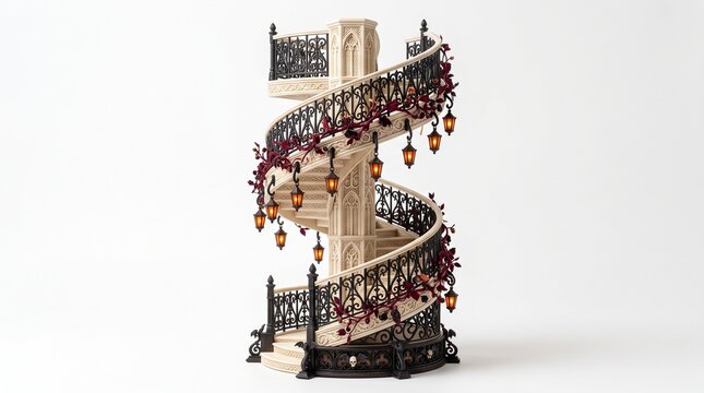 Gothic spiral staircase