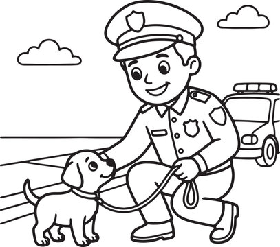 Man in cap riding a bicycle with a dog in basket
