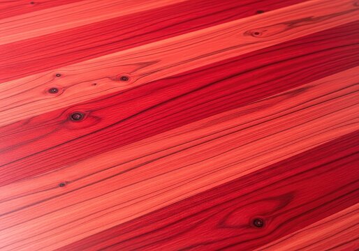 Vibrant bold red wooden surface displays intricate organic patterns and textures with varying crimson hues and deep grain transitions, dark, knot, design