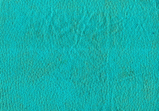 Non-Woven Fabric Texture - Cyan Textured Polypropylene Material Background