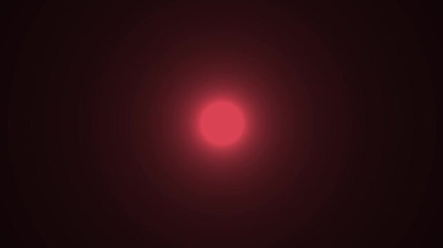 red glowing pulse animation soft radial light circle pulsating aura dark background motion graphic element seamless looping video asset 4k resolution vignette