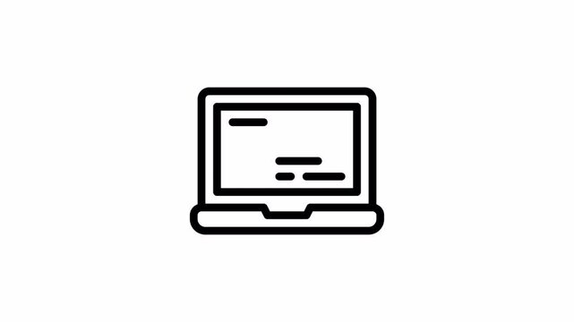 bookmark minimalist stroke animation