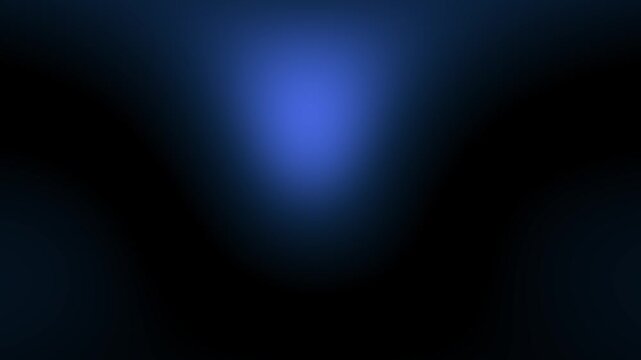 Blue gradient motion background loop &ndash; smooth flowing light effect with deep navy shadow and glowing atmospheric texture, elegant cinematic video for professional presentation branding and technology 