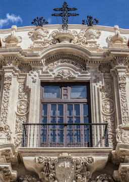 Archbishop Palace facade Seville, Spain