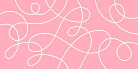 Fototapeta na wymiar Abstract horizontal background with dynamic linear shapes. Trendy vector illustration