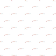 Naklejka premium Repeating hunting rifle creating a seamless flat design pattern