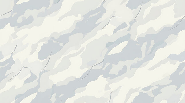 Seamless Light Grey and White Abstract Marble Texture Background with Fluid Liquid Swirls