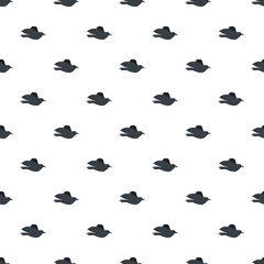 Fototapeta premium Flying bird silhouette pattern showing repeating animal shape