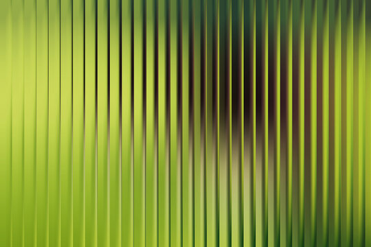 Vertical green ribbed texture with gradient light and shadow effects