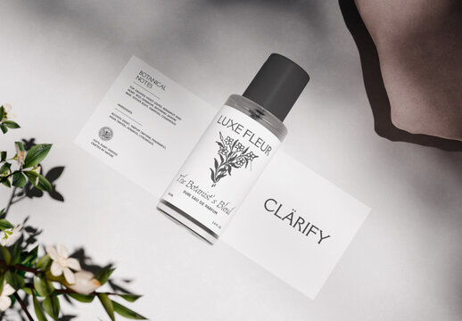 Perfume Label Mockup