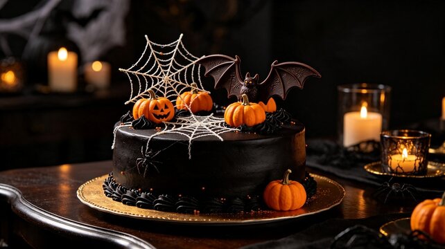 Spooky Halloween cake