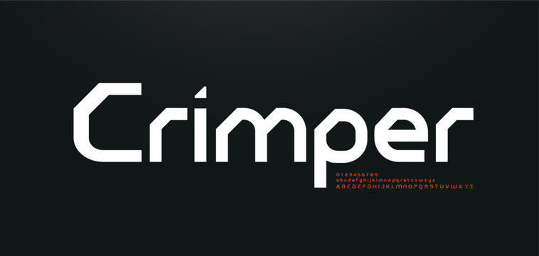 Sport modern urban logo alphabet font. Typography, abstract technology, fashion, digital, future creative logos fonts. vector illustration