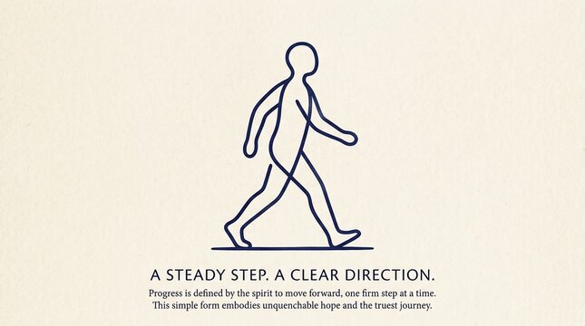Walking person symbol