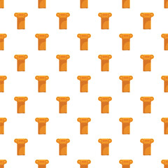 Fototapeta premium Repeating doric style columns forming a seamless texture on a white background