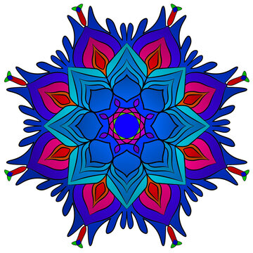 abstract flower background, Mandala Background Vector Design, Round Decorative Floral Pattern, Premium Geometric Mandal,  Elegant Ornamental Line Art, Decorative Lotus Flower Mandala