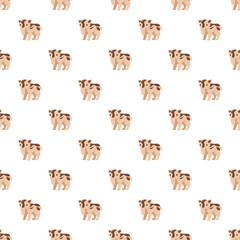 Naklejka premium Baby tapirs repeating endlessly creating a fun graphic texture for children