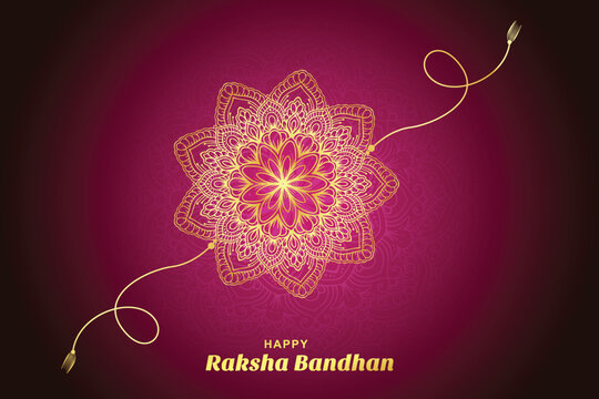 Elegant raksha bandhan festival card background