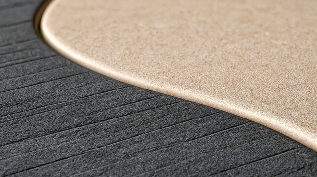 Textured synthetic teak boat decking, non-slip marine flooring material, grey and tan EVA foam surface for yacht decks
