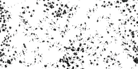 Obraz premium Vector abstract Black ink splatter grunge texture background. detailed paint spray spots, speckles, and noise particles. grunge spray noise texture