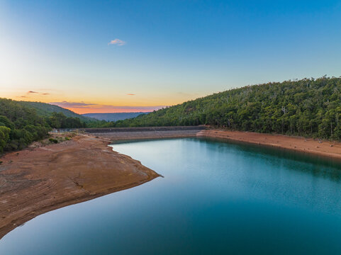 Sunset at Churchman Brook Dam