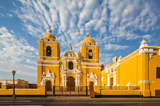 Peru, La Libertad, Trujillo, Plaza de Armas, Cathedral