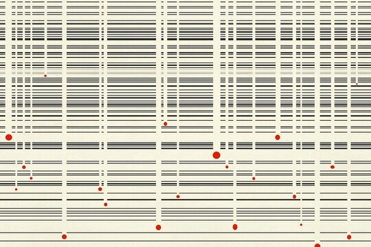 Minimalist geometric background displays abstract line and dot