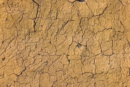 Cracked Dry Earth Texture Background