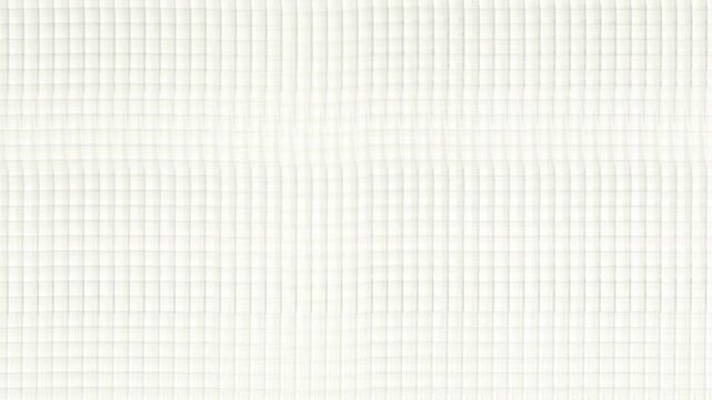 Minimalist White Grid Geometric Pattern 4K