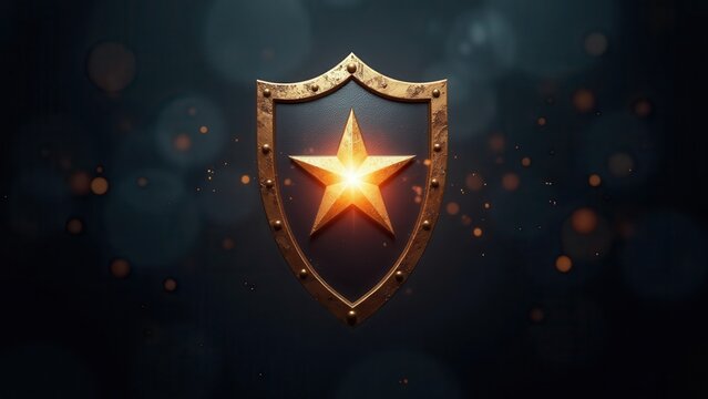 Shield protecting against manipulation symbols glowing, critical thinking defense concept powerful meaningful, media literacy protection visual stunning, mental armor powerful