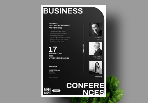 Business Conference Flyer Template