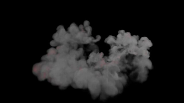 VFX Real Smoke Motion Graphics cinematic pack featuring realistic smoke explosion elements with alpha channel in 4K resolution perfect dynamic overlay effect for video editing projects